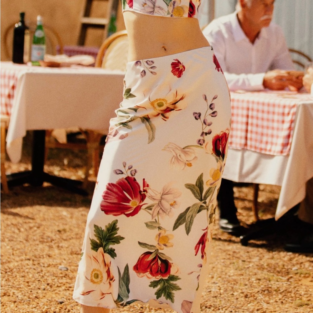 Floral Print Women's Skirt